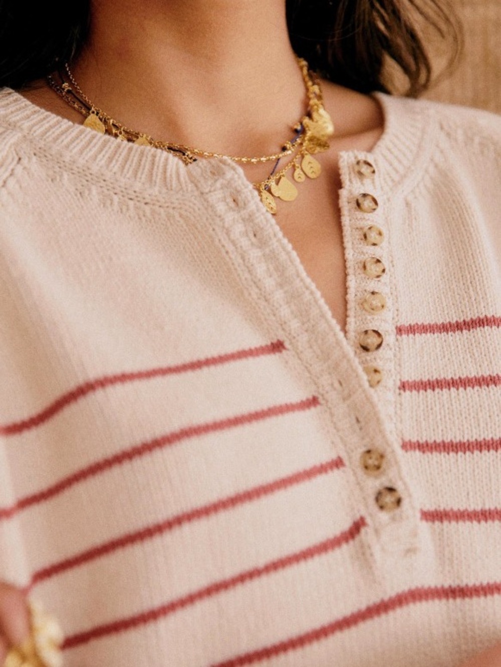 Rare sezane leontine jumper rosewood - Picture 2 of 8
